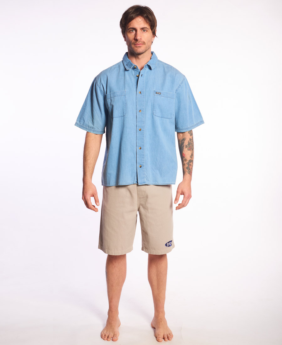Camisa Rip Curl Loose Denim Raw Energy - Imagen 4