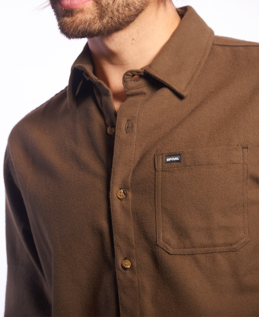 Camisa Rip Curl Flannel Plain - Imagen 3