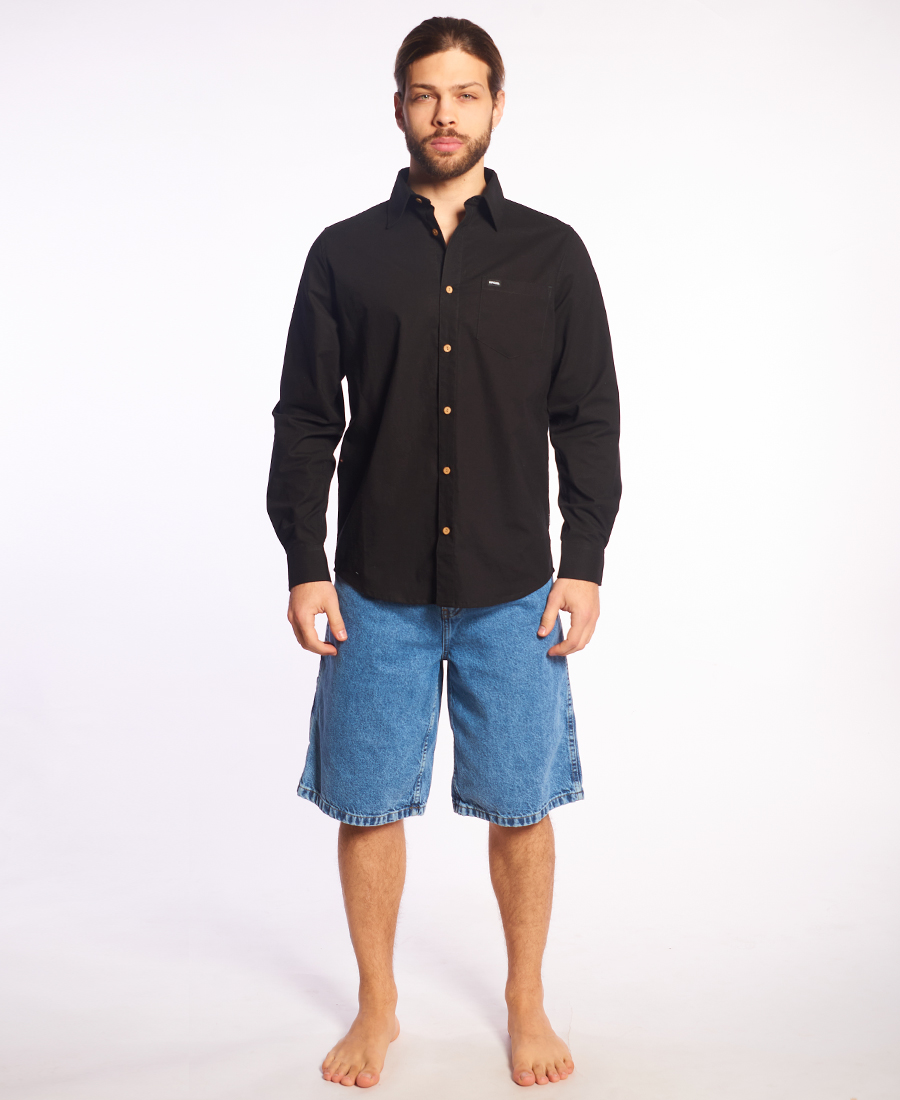 Camisa Rip Curl Basic Lino - Imagen 4
