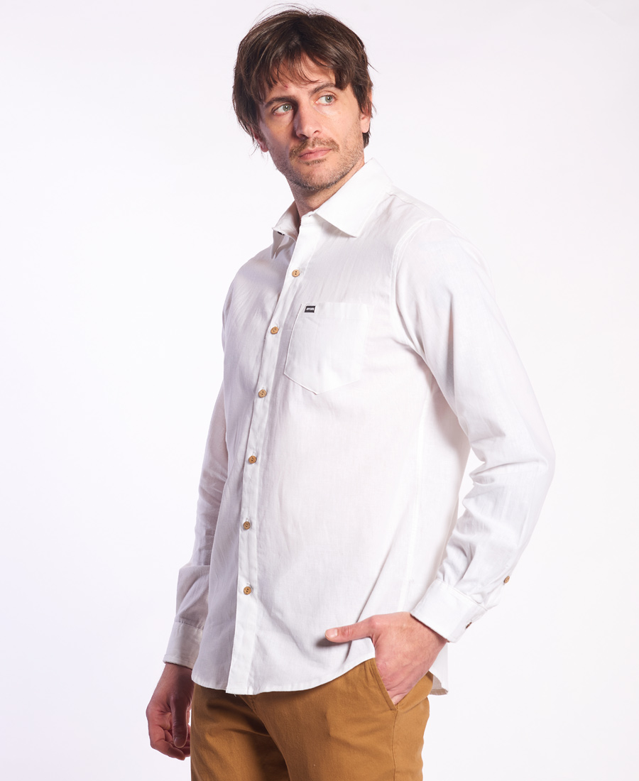 Camisa Rip Curl Basic Lino - Imagen 2