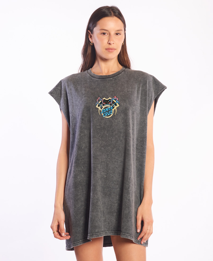 Vestido Santa Cruz Asta Space Cat Dress Girl - Imagen 2