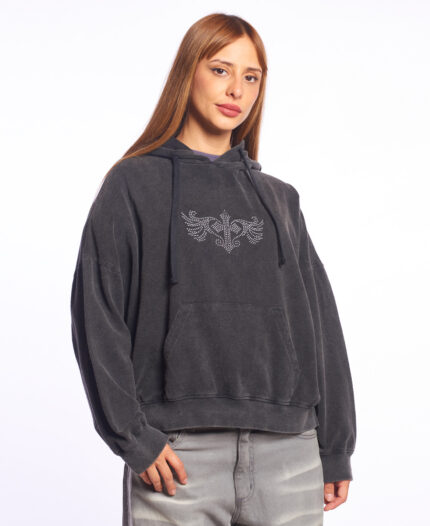 Buzo Isabel La Católica Hood Boxy Acid Goth