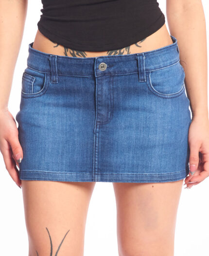 Pollera Isabel La Católica Mini Jean Stretch