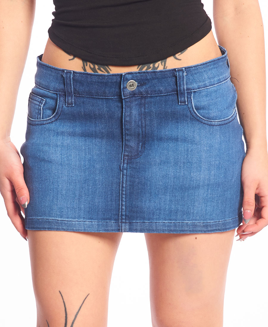 Pollera Isabel La Católica Mini Jean Stretch