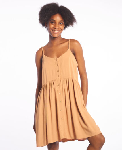 Vestido Y Tú Quique? Button Plain