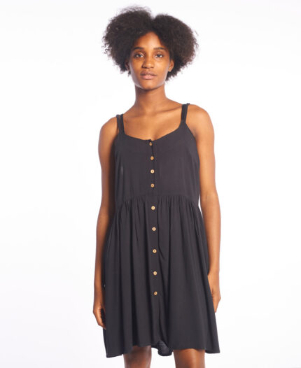 Vestido Y Tú Quique? Button Plain