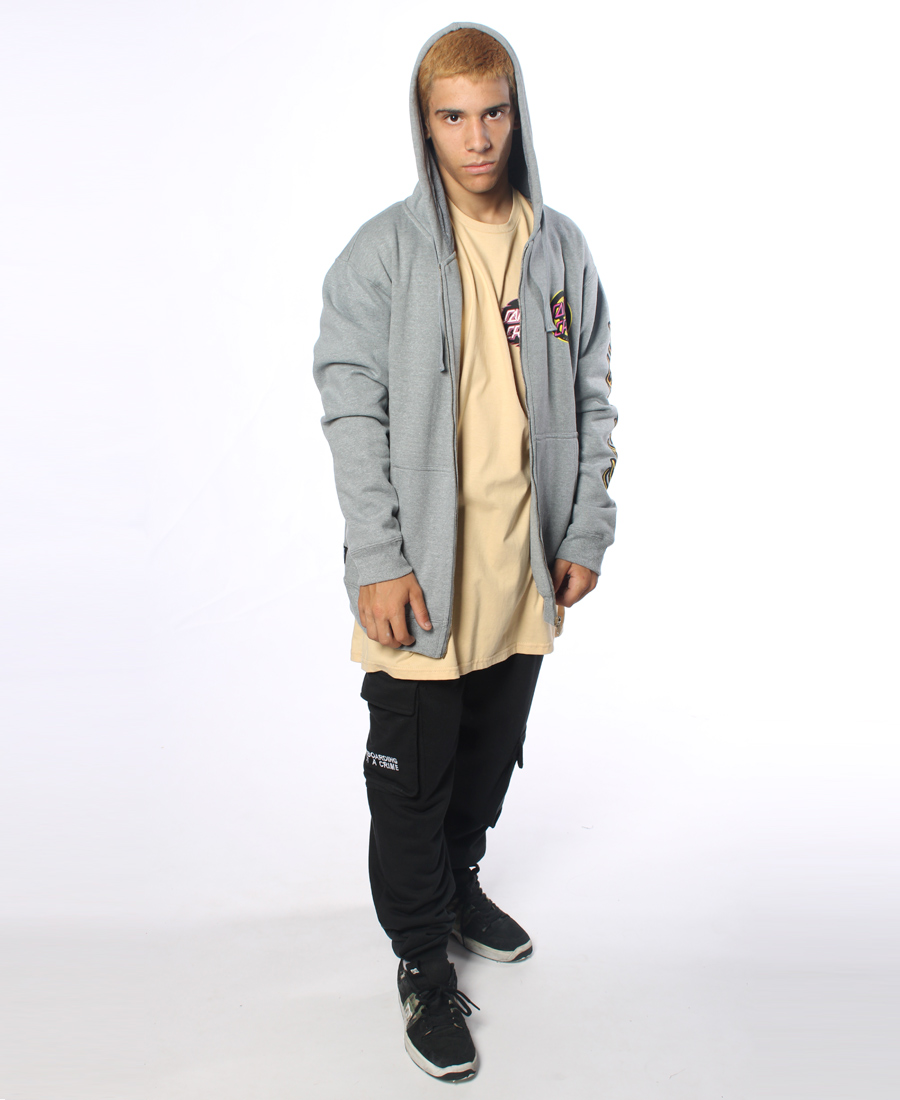 Buzo Santa Cruz Zip Hood Double Print - Imagen 4