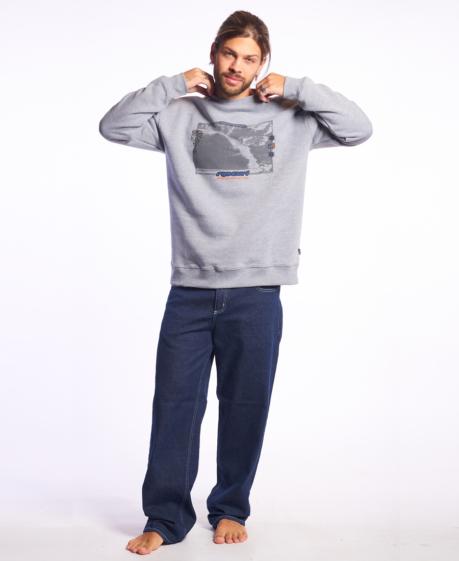 Buzo Rip Curl Crew Evolution Print - Imagen 4