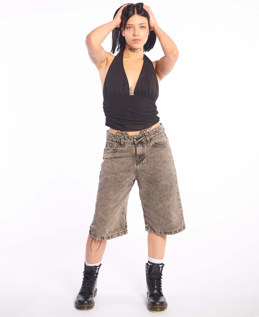 Remera Isabel La Católica Top Halter Tul - Imagen 4