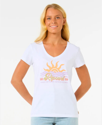 Remera Rip Curl V Neck Cala