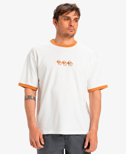 Remera Quiksilver Ticket To The Beach Ringer