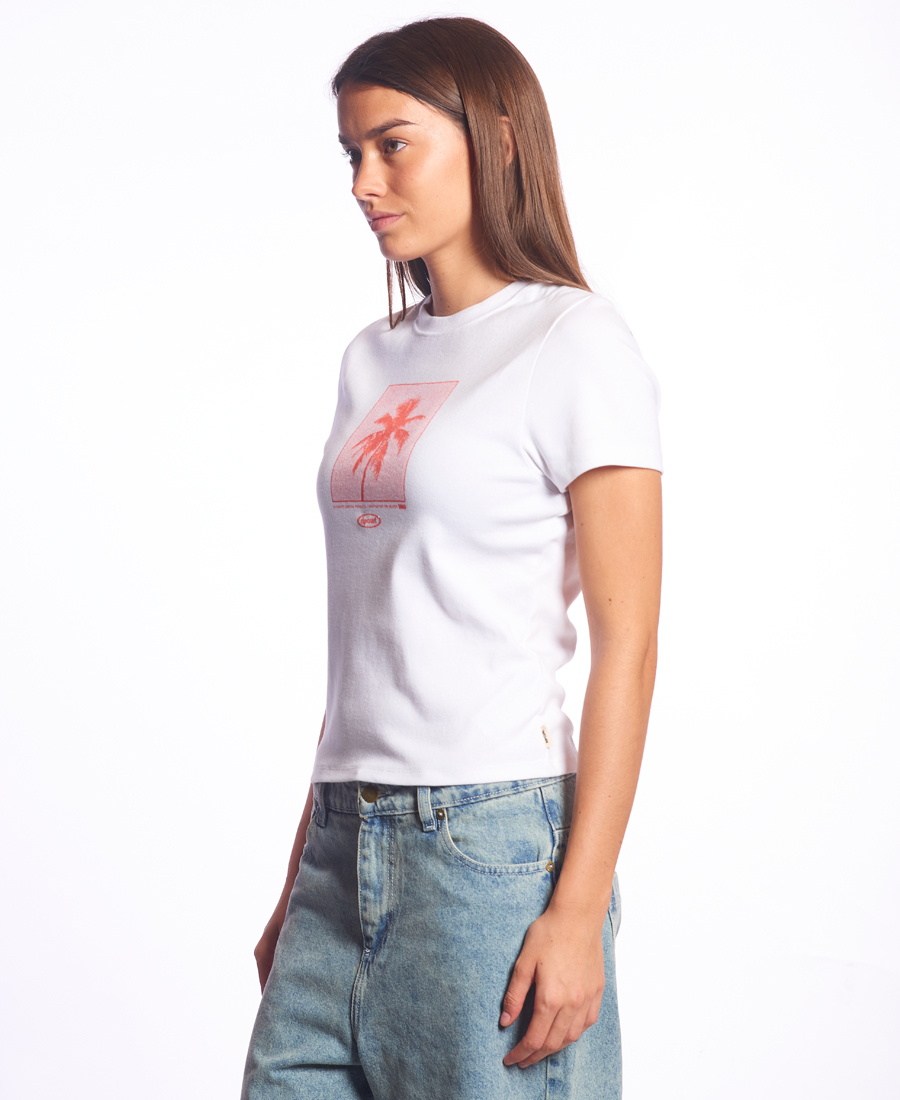 Remera Rip Curl Fitted Neon Palm - Imagen 2