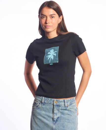 Remera  Rip Curl Fitted Neon Palm