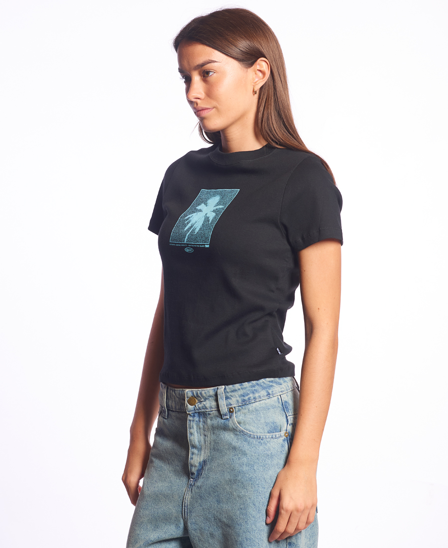 Remera Rip Curl Fitted Neon Palm - Imagen 2