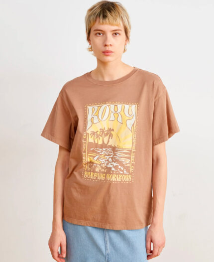 Remera Roxy Sunny Oversize Enzyme Wash