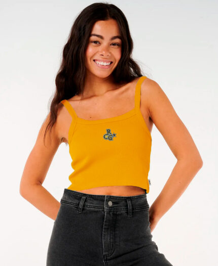 Remera  Rip Curl Crop Top Dalia Ribb
