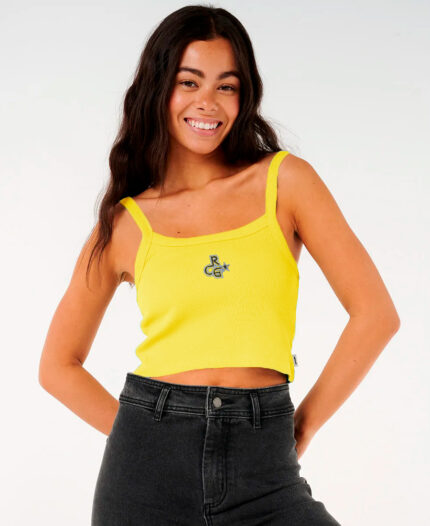 Remera  Rip Curl Crop Top Dalia Ribb