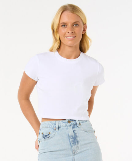 Remera Rip Curl Baby Plain Rib