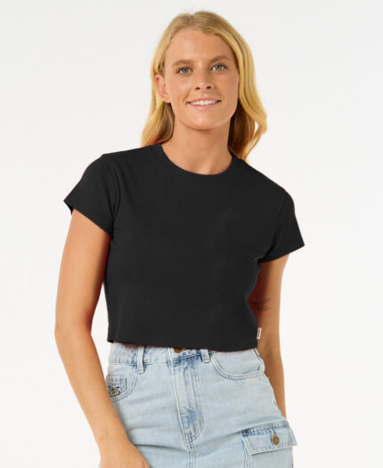 Remera Rip Curl Baby Plain Rib