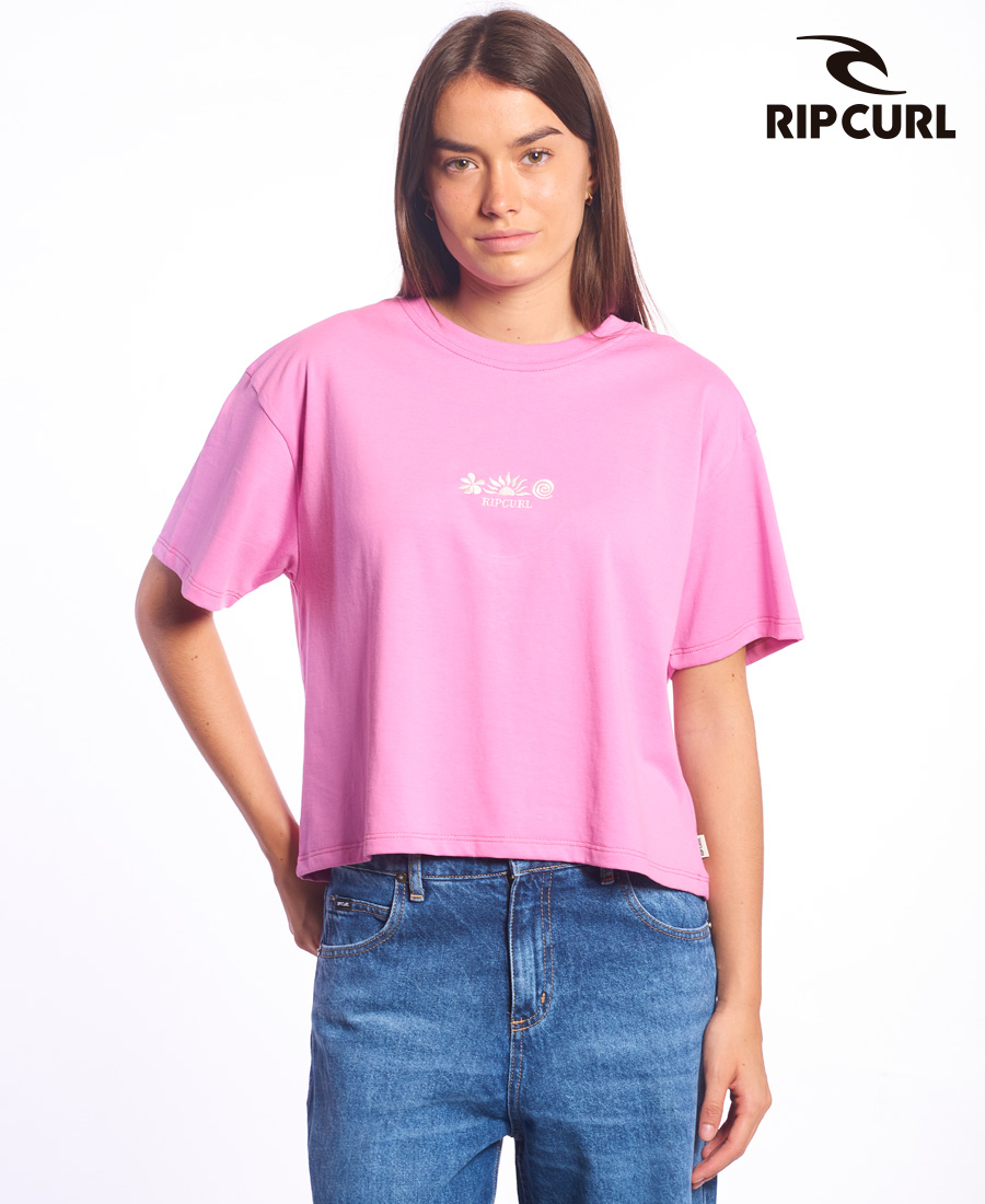 Remera Rip Curl Crop Tokens