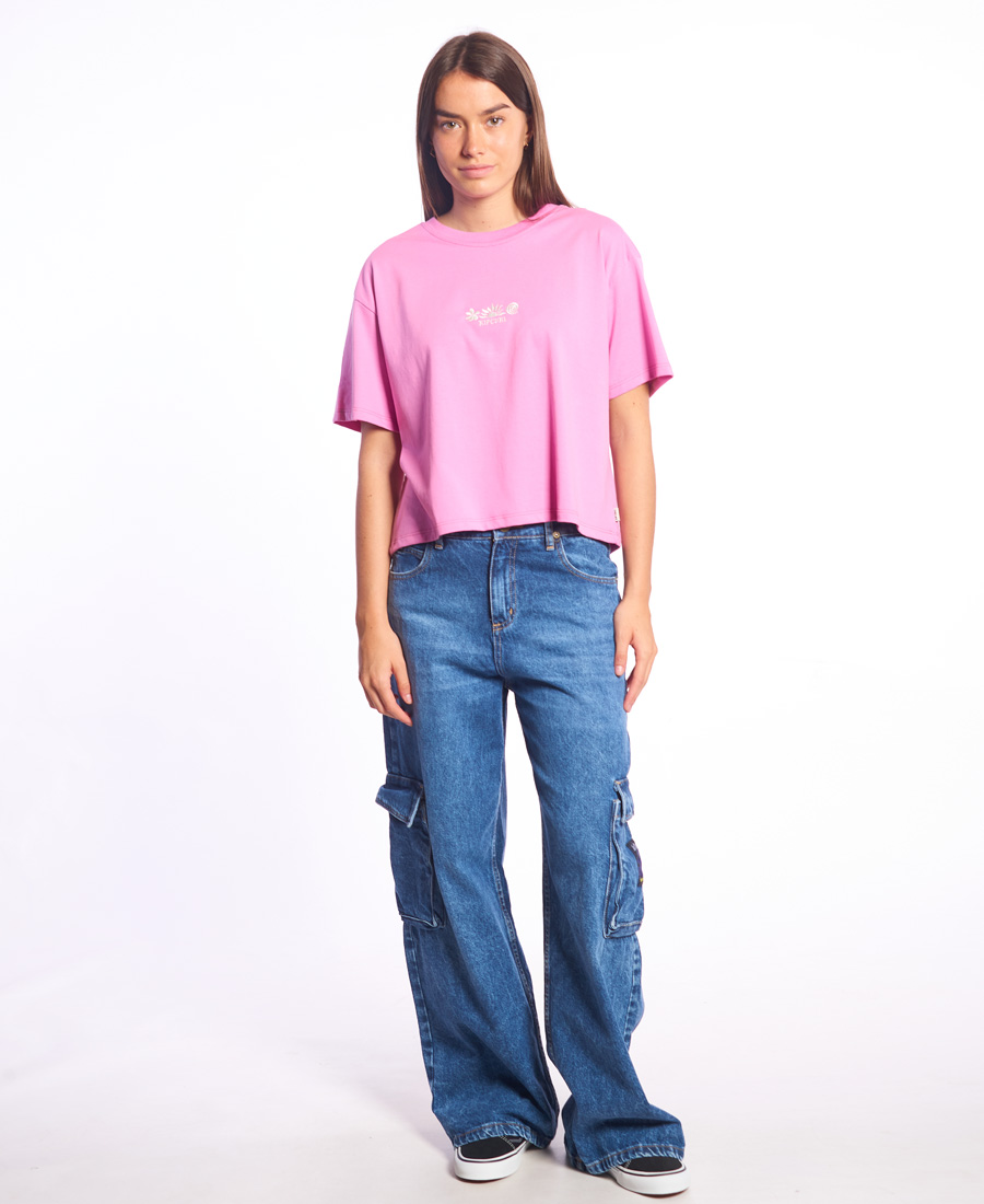 Remera Rip Curl Crop Tokens - Imagen 4