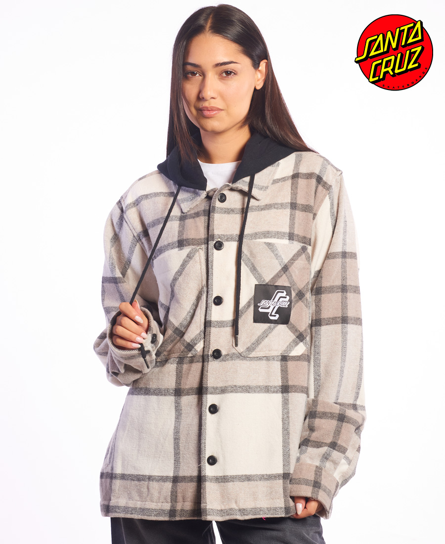 Camisaco Santa Cruz MFG Dot Plaid