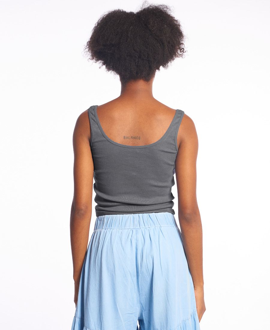 Musculosa Y Tu Quique? Rib Basic - Imagen 3