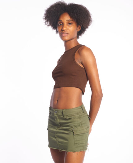 Musculosa Y Tú Quique? Ribb Crop Jam