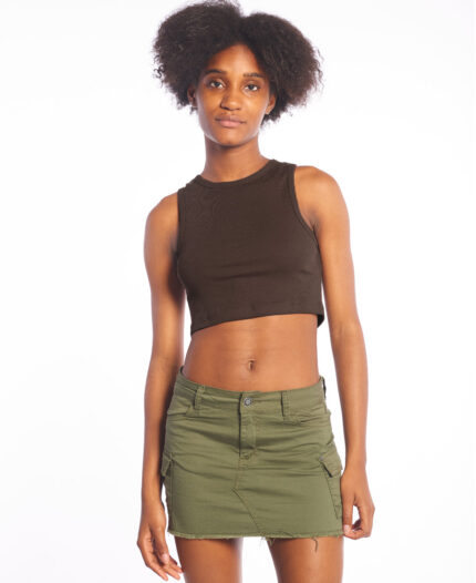 Musculosa Y Tú Quique? Ribb Crop Jam