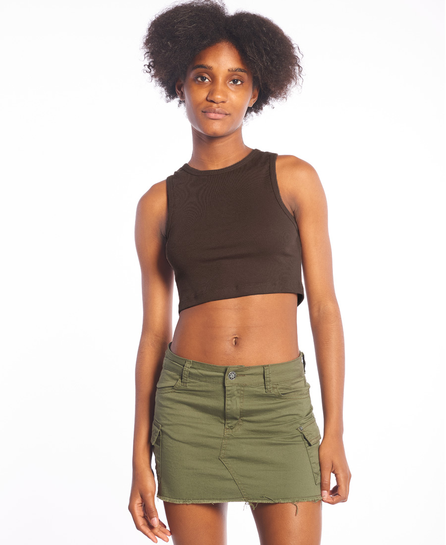 Musculosa Y Tú Quique? Ribb Crop Jam