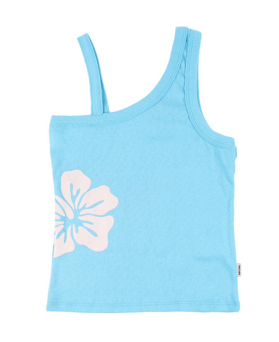 Musculosa Rip Curl One Shoulder Hibiscus
