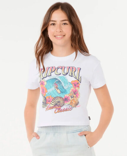 Remera  Rip Curl Crop Hawaii