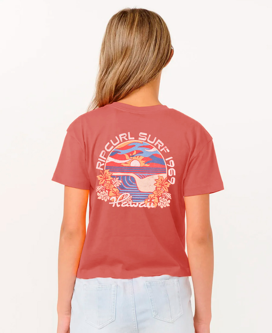 Remera Rip Curl Crop Dune Dancer - Imagen 2