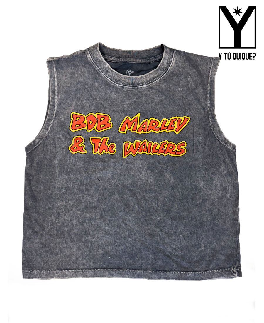 Remera Y Tú Quique? Crop Acid Tour - Imagen 2