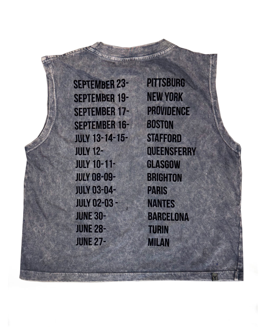 Remera Y Tú Quique? Crop Acid Tour - Imagen 3