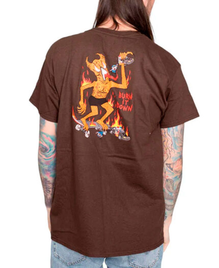 Remera Thrasher Burn Int Down