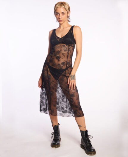 Vestido Isabel La Catolica Midi Lace