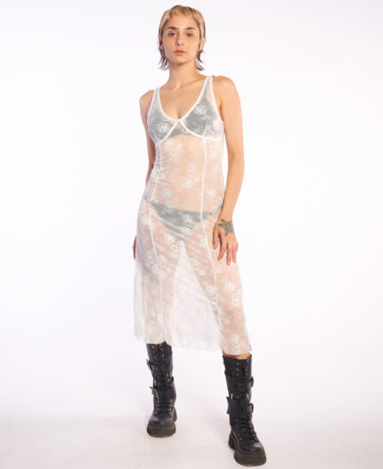 Vestido Isabel La Catolica Midi Lace