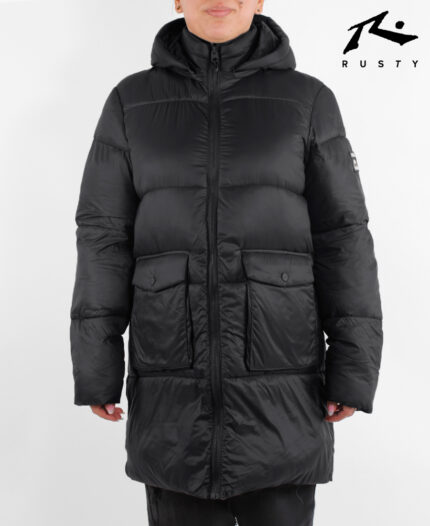 Campera  Rusty Puffer Long Essentials