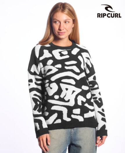 Sweater Rip Curl Jacquard Santorini