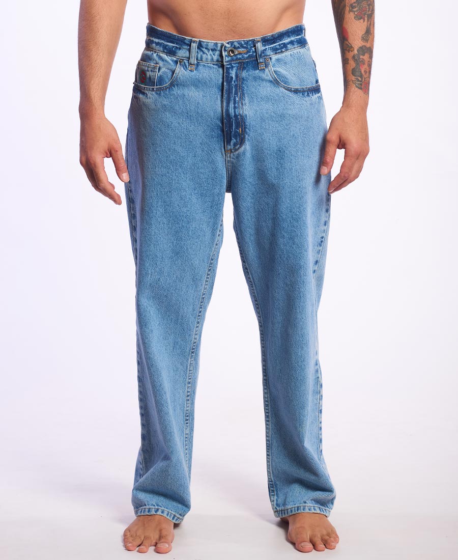 Jean Rip Curl Relaxed Washed Blue