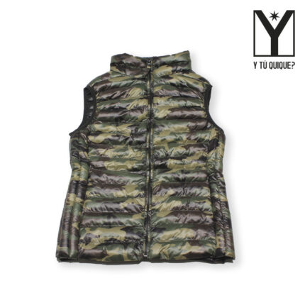 Chaleco Y Tú Quique? Puffer Camo