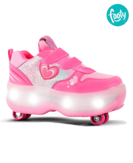 Zapatillas Footy 2 Ruedas Love con Luces