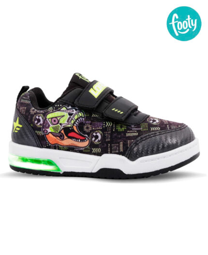 Zapatillas Footy Plus Dino Transformer Con Luz