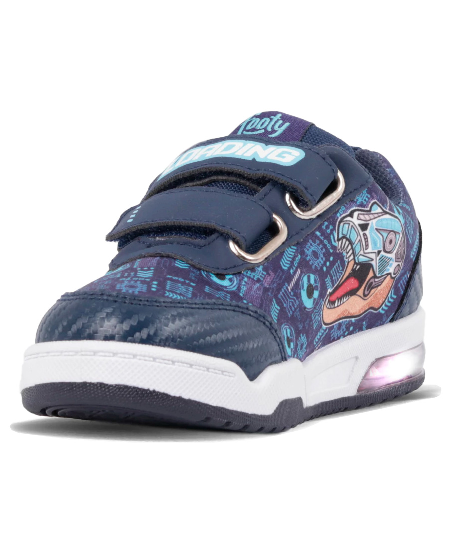 Zapatillas Footy Plus Dino Transformer Con Luz - Imagen 2