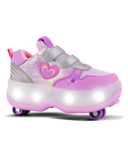 Zapatillas Footy 2 Ruedas Love con Luces