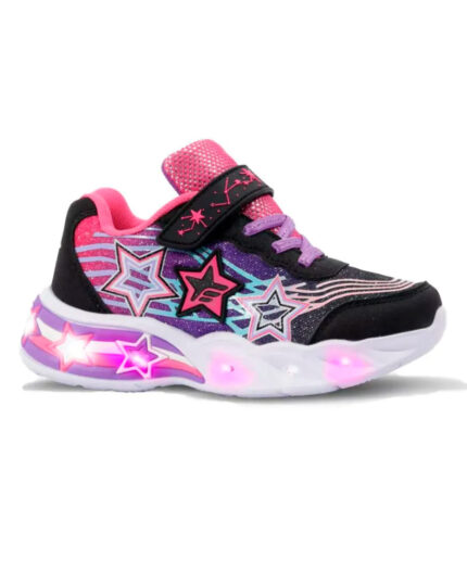 Zapatilla Footy Multistar Negra con Luz