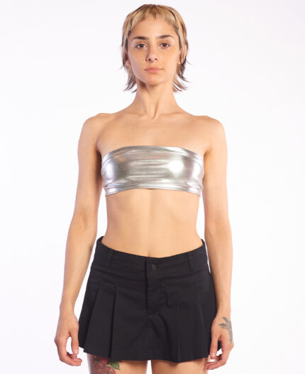 Top Isabel La Católica Strapless Vinil