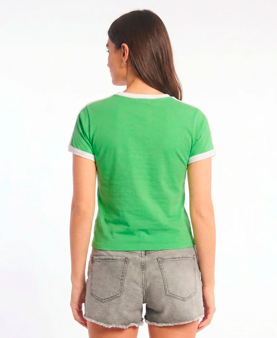 Remera Rip Curl Ringer Fitted Dalia - Imagen 2