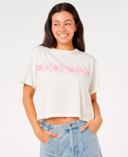 Remera Rip Curl Crop Hula